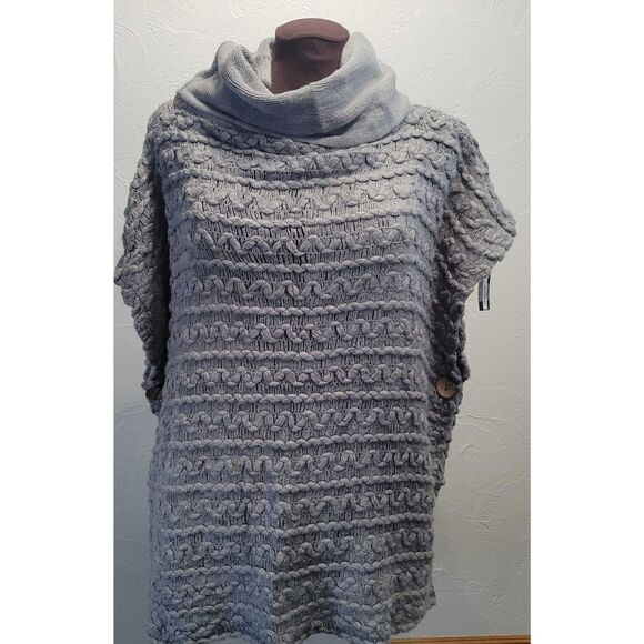 Pullover gray shawl - Picture 1 of 2